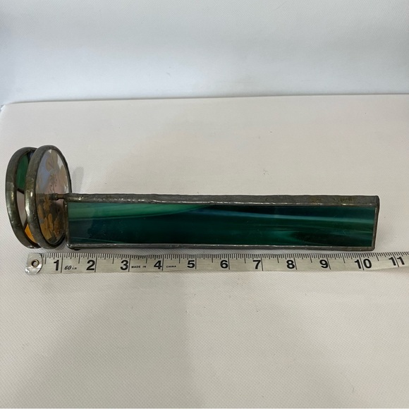 Vintage Handmade Glass Kaleidoscope Signed Faye Miller 1983 Colorful Floral - Picture 11 of 11